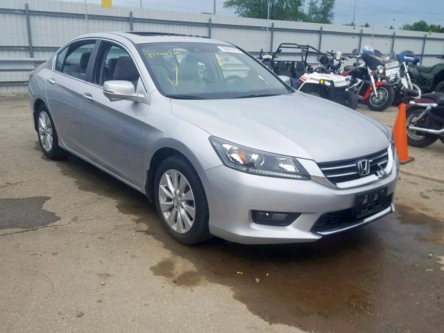 1HGCR2F80EA243399 - 2014 HONDA ACCORD EXL SILVER photo 1