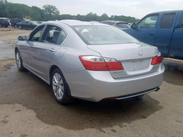 1HGCR2F80EA243399 - 2014 HONDA ACCORD EXL SILVER photo 3