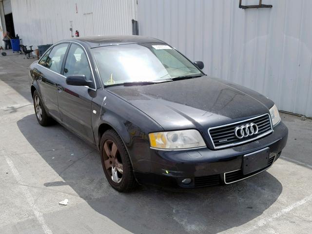 WAULD64B82N034352 - 2002 AUDI A6 2.7T QU BLACK photo 1