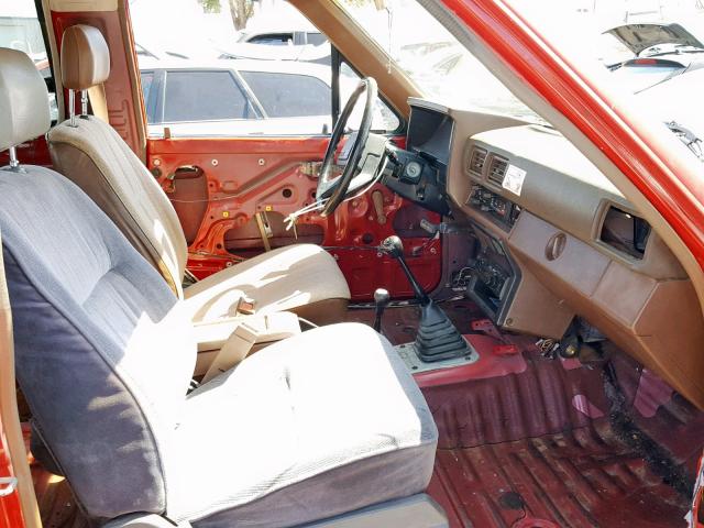 JT4RN62D5G0055307 - 1986 TOYOTA 4RUNNER RN RED photo 5