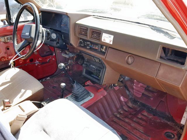 JT4RN62D5G0055307 - 1986 TOYOTA 4RUNNER RN RED photo 9