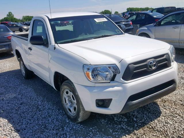 5TFNX4CN2EX041096 - 2014 TOYOTA TACOMA WHITE photo 1