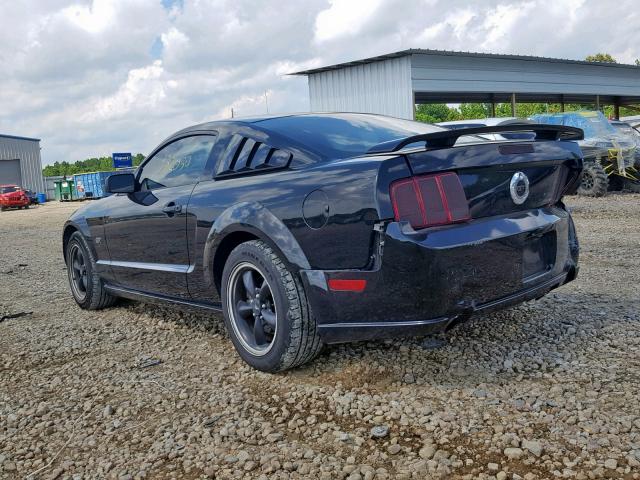 1ZVFT82HX65119993 - 2006 FORD MUSTANG GT BLACK photo 3