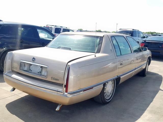 1G6KD52Y2TU216414 - 1996 CADILLAC DEVILLE GOLD photo 4