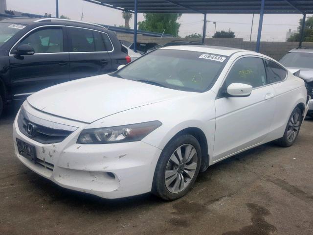 1HGCS1B88CA021680 - 2012 HONDA ACCORD EXL WHITE photo 2