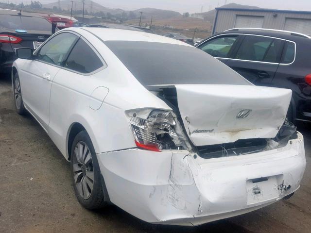 1HGCS1B88CA021680 - 2012 HONDA ACCORD EXL WHITE photo 3