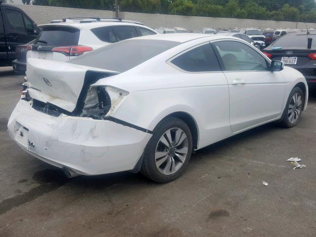 1HGCS1B88CA021680 - 2012 HONDA ACCORD EXL WHITE photo 4