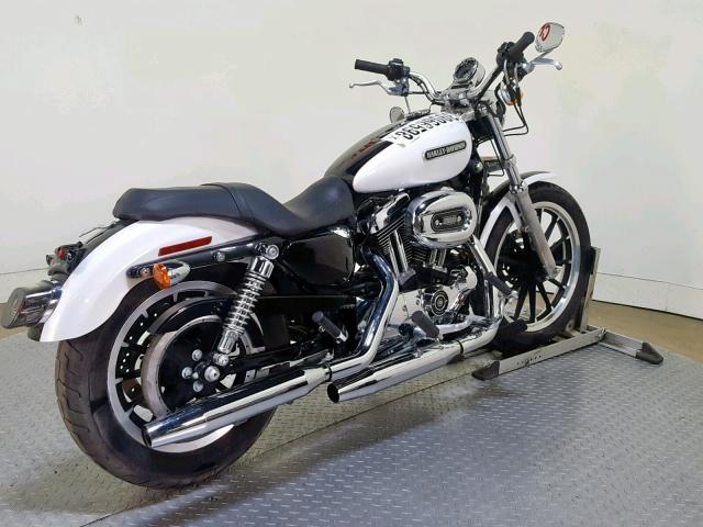 1HD1CX3177K445664 - 2007 HARLEY-DAVIDSON XL1200 L WHITE photo 8