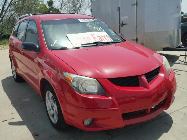 5Y2SL62813Z465683 - 2003 PONTIAC VIBE RED photo 1