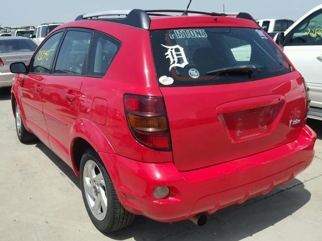 5Y2SL62813Z465683 - 2003 PONTIAC VIBE RED photo 3