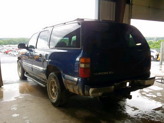 3GKFK16T6YG132008 - 2000 GMC YUKON XL K BLUE photo 3