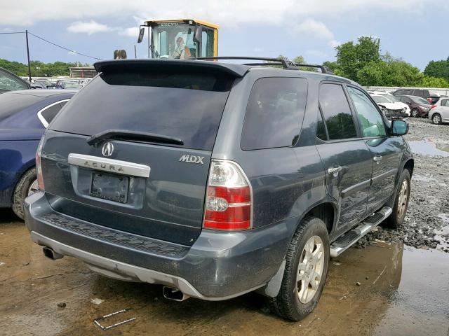 2HNYD18905H527498 - 2005 ACURA MDX TOURIN GRAY photo 4