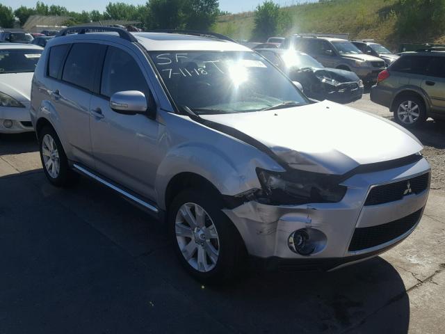 JA4AS3AW8AZ015257 - 2010 MITSUBISHI OUTLANDER SILVER photo 1