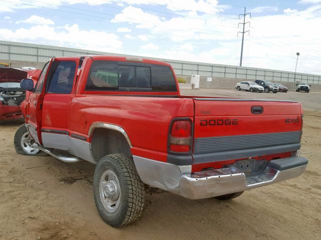 1B7KF23Z6WJ214541 - 1998 DODGE RAM 2500 RED photo 3