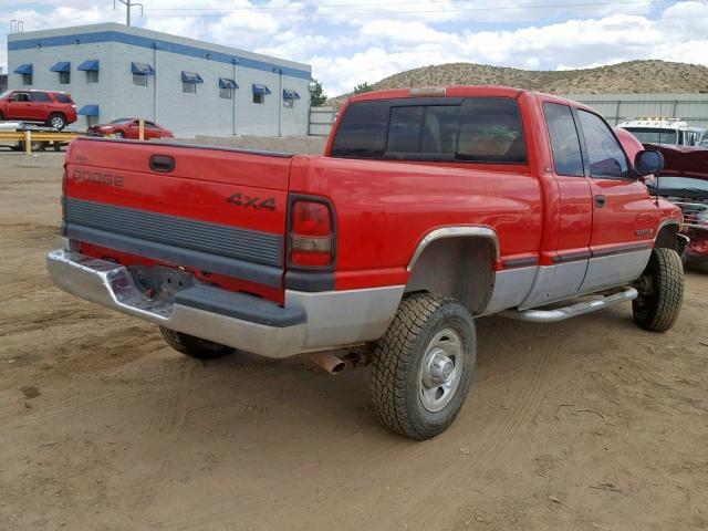 1B7KF23Z6WJ214541 - 1998 DODGE RAM 2500 RED photo 4