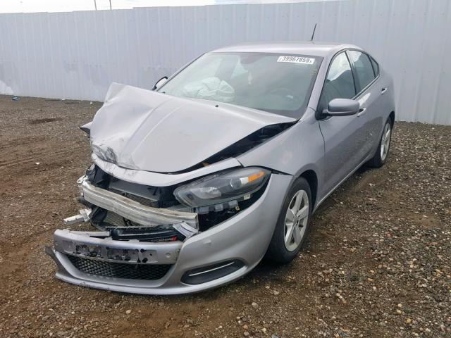 1C3CDFBB5GD623527 - 2016 DODGE DART SXT SILVER photo 2