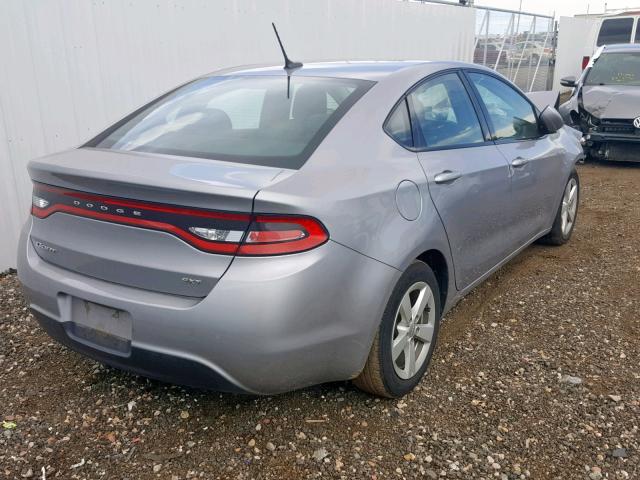 1C3CDFBB5GD623527 - 2016 DODGE DART SXT SILVER photo 4