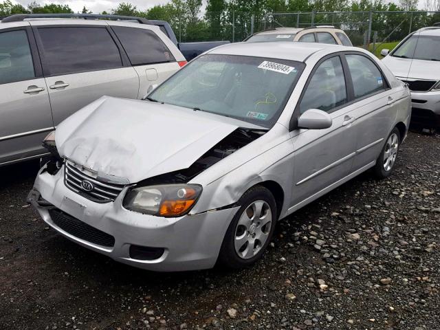 KNAFE222995644065 - 2009 KIA SPECTRA EX SILVER photo 2