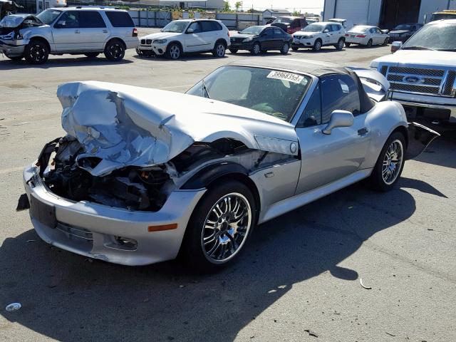 WBACN53421LL48681 - 2001 BMW Z3 3.0 SILVER photo 2