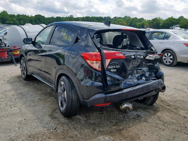 3CZRU6H55JG706290 - 2018 HONDA HR-V EX BLACK photo 3