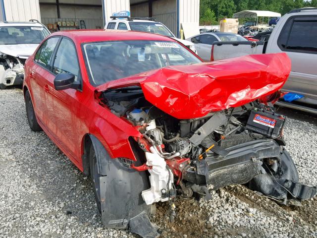 3VW2K7AJ9CM395636 - 2012 VOLKSWAGEN JETTA BASE RED photo 1