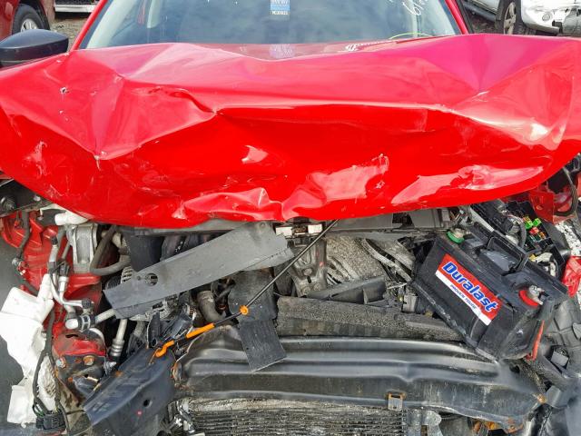 3VW2K7AJ9CM395636 - 2012 VOLKSWAGEN JETTA BASE RED photo 7