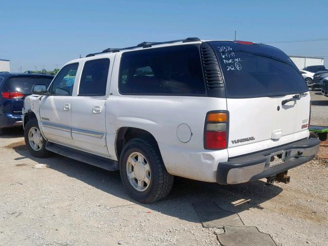 1GKFK16Z15R125127 - 2005 GMC YUKON XL K WHITE photo 3