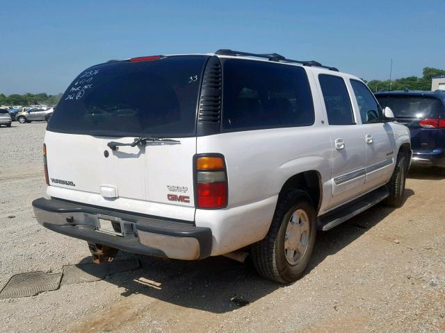 1GKFK16Z15R125127 - 2005 GMC YUKON XL K WHITE photo 4