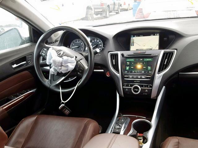 19UUB2F59FA009259 - 2015 ACURA TLX TECH WHITE photo 9