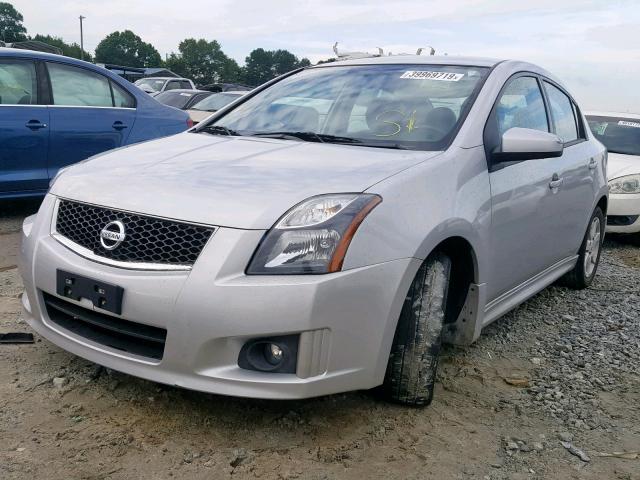 3N1AB6AP9BL690580 - 2011 NISSAN SENTRA 2.0 SILVER photo 2