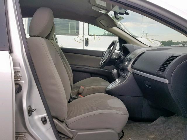 3N1AB6AP9BL690580 - 2011 NISSAN SENTRA 2.0 SILVER photo 5