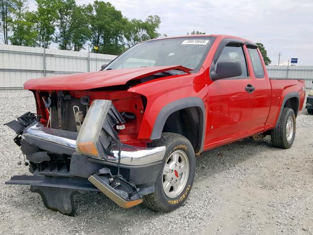 1GCDT198768154786 - 2006 CHEVROLET COLORADO RED photo 2