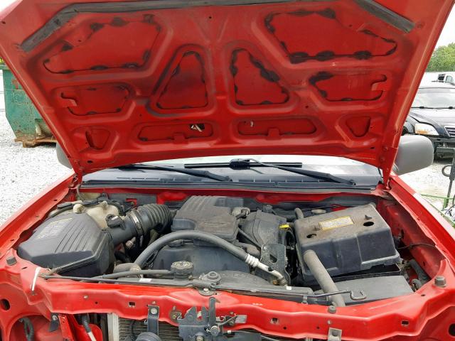 1GCDT198768154786 - 2006 CHEVROLET COLORADO RED photo 7