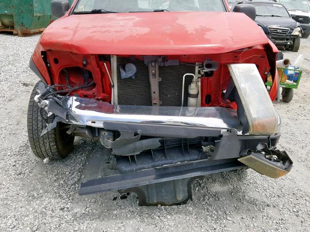 1GCDT198768154786 - 2006 CHEVROLET COLORADO RED photo 9