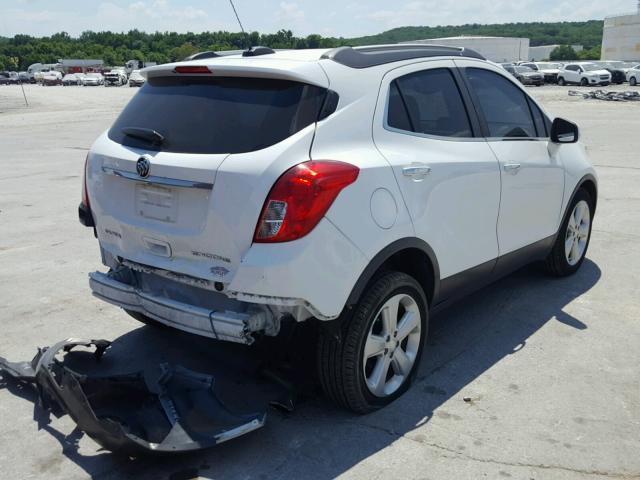 KL4CJASB9GB623883 - 2016 BUICK ENCORE WHITE photo 4