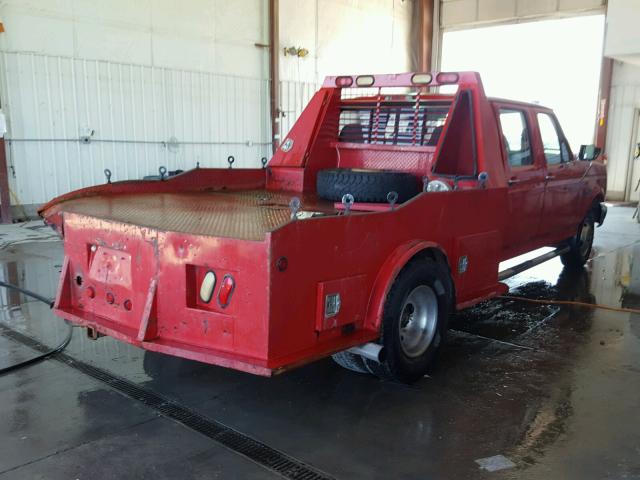 1FTJW35F9VEC42491 - 1997 FORD F350 RED photo 4