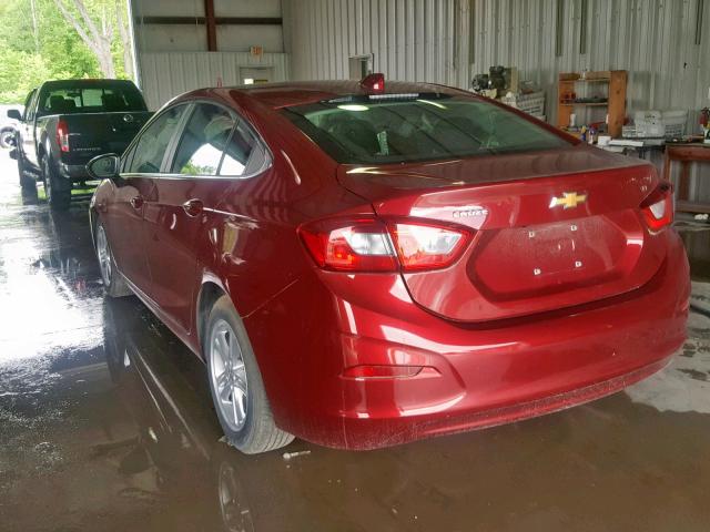 1G1BE5SM4J7216300 - 2018 CHEVROLET CRUZE LT BURGUNDY photo 3