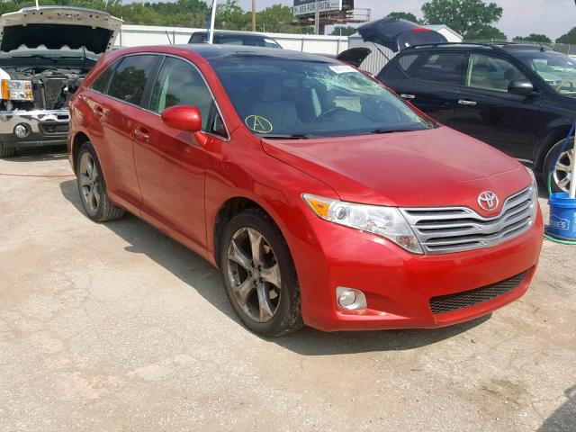 4T3BK3BB7AU044819 - 2010 TOYOTA VENZA RED photo 1