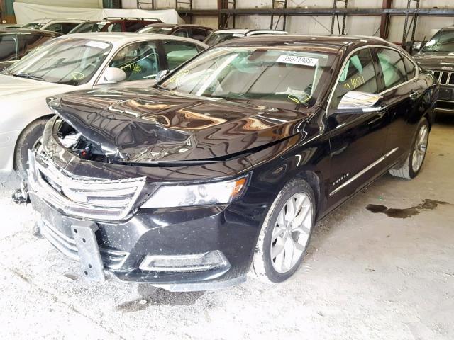 2G1125S31J9108968 - 2018 CHEVROLET IMPALA PRE BLACK photo 2