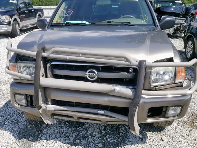 JN8DR09X23W701278 - 2003 NISSAN PATHFINDER BEIGE photo 9