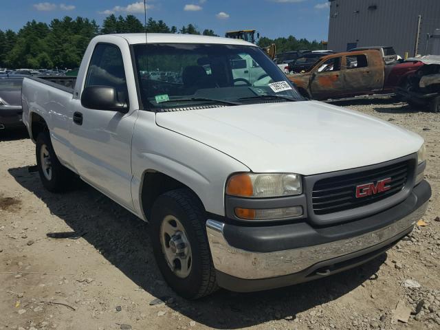 1GTEC14W01Z202335 - 2001 GMC NEW SIERRA WHITE photo 1