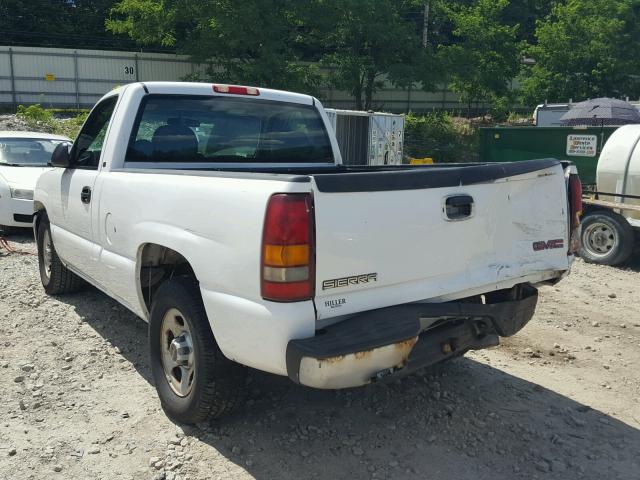 1GTEC14W01Z202335 - 2001 GMC NEW SIERRA WHITE photo 3