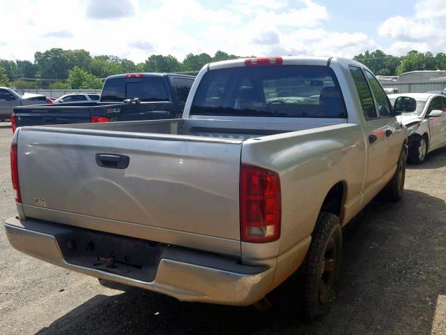 1D7HA18N73S208350 - 2003 DODGE RAM 1500 S SILVER photo 4