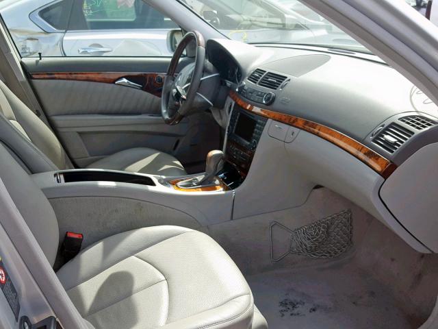 WDBUF56J56A758401 - 2006 MERCEDES-BENZ E 350 TAN photo 5