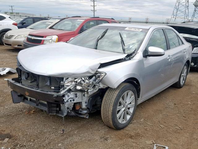 4T4BF1FK0CR161940 - 2012 TOYOTA CAMRY BASE SILVER photo 2