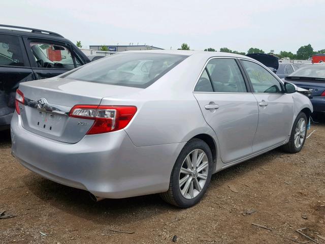 4T4BF1FK0CR161940 - 2012 TOYOTA CAMRY BASE SILVER photo 4