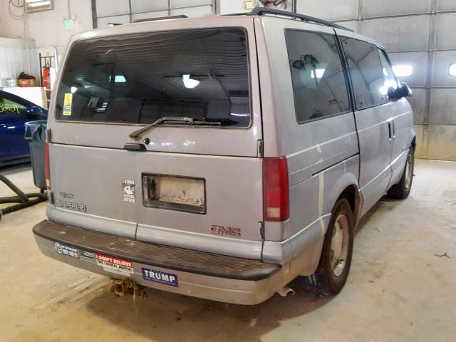 1GKDM19W2YB534690 - 2000 GMC SAFARI XT GRAY photo 4