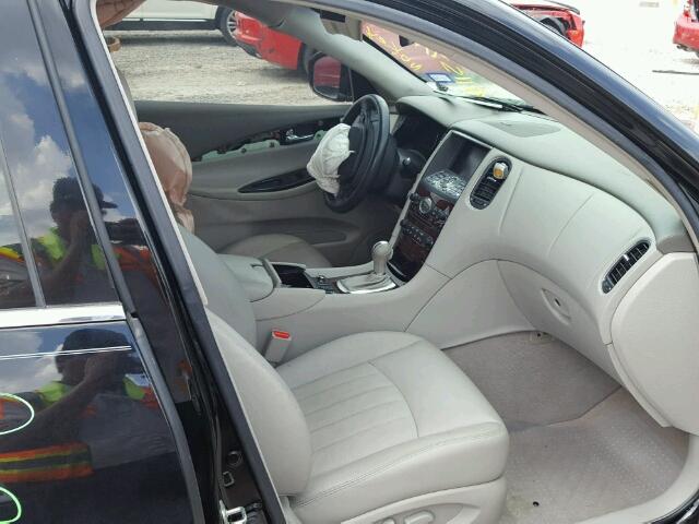 JN1AJ0HP5AM702380 - 2010 INFINITI EX35 BASE BLACK photo 5