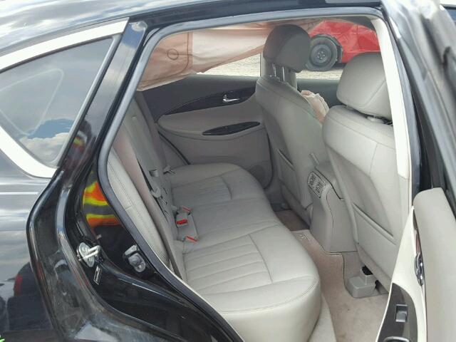 JN1AJ0HP5AM702380 - 2010 INFINITI EX35 BASE BLACK photo 6