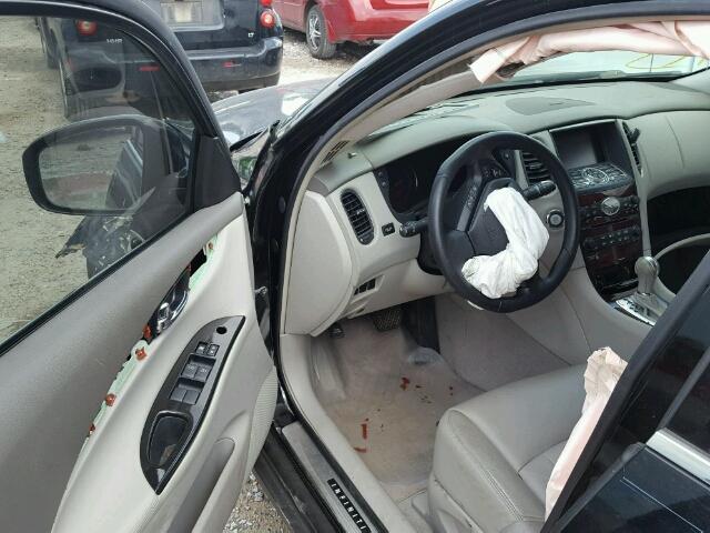 JN1AJ0HP5AM702380 - 2010 INFINITI EX35 BASE BLACK photo 9